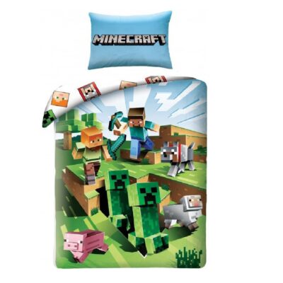 Voodipesu 160×200+70x80 Minecraft