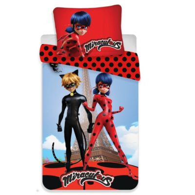 Voodipesukomplekt 140×200 Ladybug Paris, 2-osaline