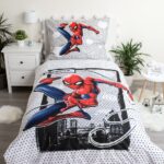 Voodipesukomplekt Pimedas Helendav 140x200 Spiderman, 2-osaline - Image 2