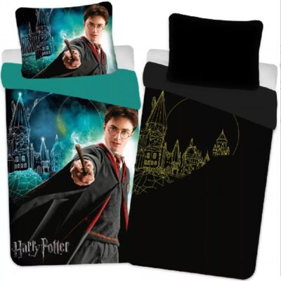 Voodipesukomplekt Pimedas Helendav 140x200 Harry Potter, 2-osaline