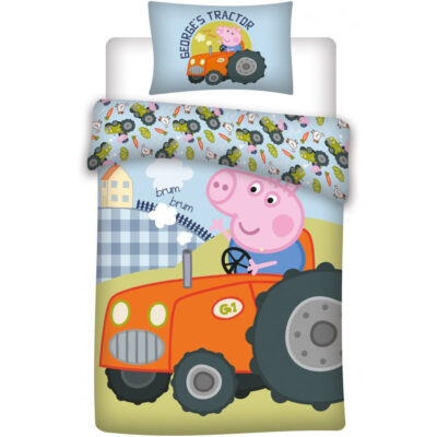 Voodipesukomplekt 100x135 Peppa Pig George, 2-osaline