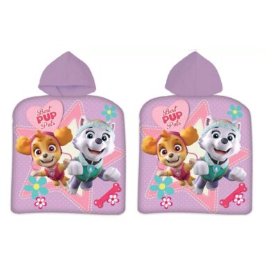 Lasterätik-Poncho 50x100cm Paw Patrol Lilla