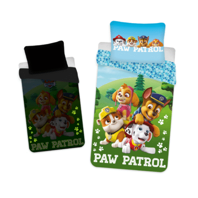 Voodipesukomplekt Pimedas Helendav 140x200 Paw Patrol, 2-osaline