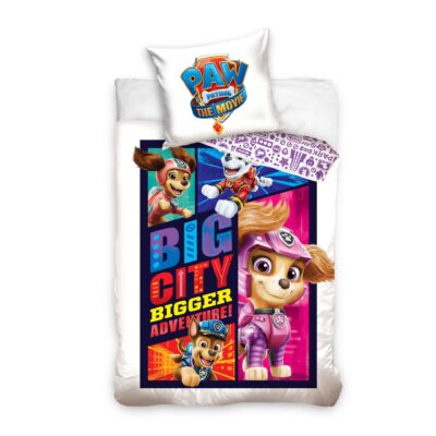 Voodipesukomplekt 140×200 Paw Patrol: The Movie, 2-osaline
