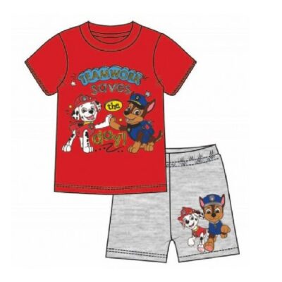 Pidžaama Paw Patrol (punane/hall)