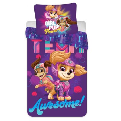 Voodipesukomplekt 100x135 Paw Patrol: The Movie, 2-osaline