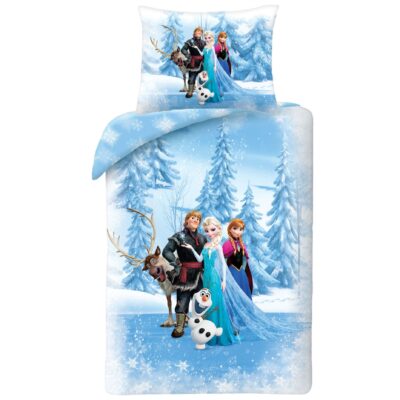 Voodipesukomplekt 140×200 Frozen Snowflakes, 2-osaline