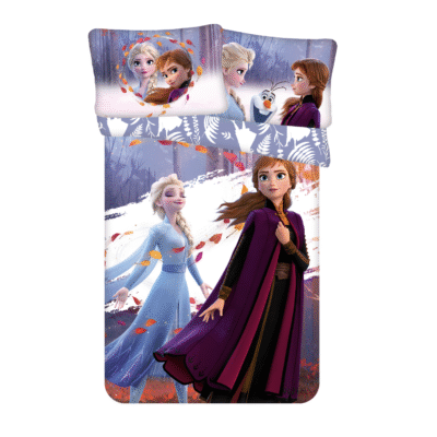 Voodipesukomplekt 100x135 Disney Frozen "Leaves", 2-osaline