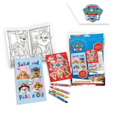 Värvimisraamat kleesudega Paw Patrol (A6)