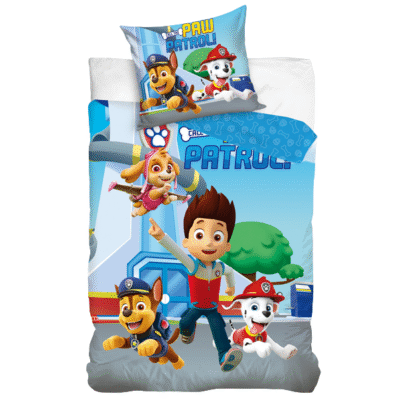 Voodipesukomplekt 140x200+60x70 Paw Patrol & Ryder (KAHJUSTATUD PAKEND), 2-osaline