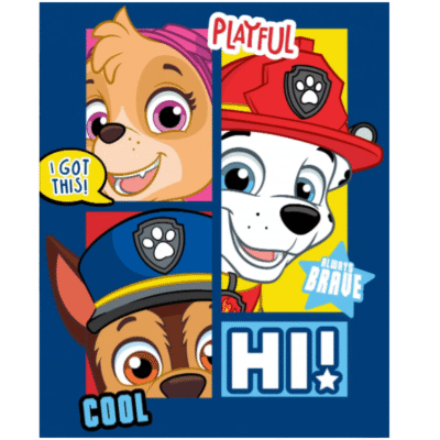 Fliistekk 100x140 Paw Patrol Playful