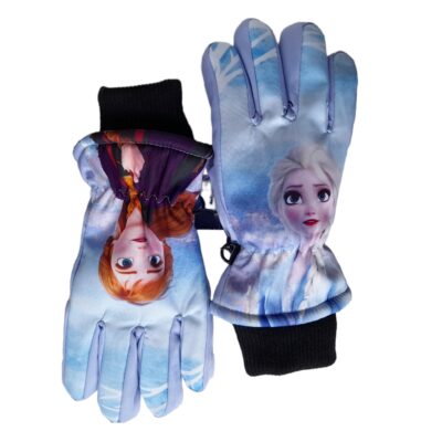Laste talvekindad Frozen (helesinised)