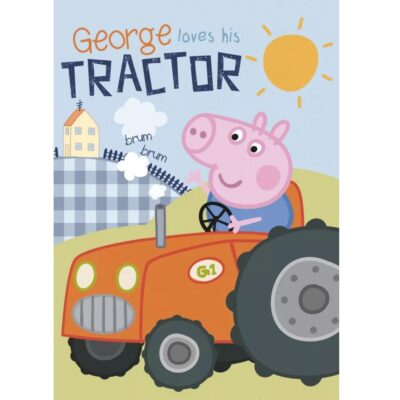 Fliistekk 100x140 Peppa Pig George