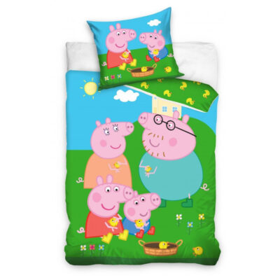 Voodipesukomplekt 140x200+60x63 Peppa Pig, 2-osaline