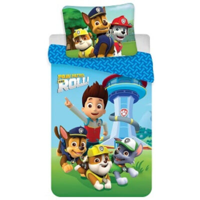 Voodipesukomplekt 100×135 Paw Patrol Ryder, 2-osaline