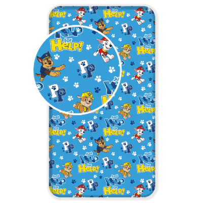 Kummiga Voodilina 90x200 Paw Patrol