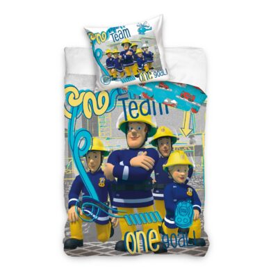 Voodipesukomplekt 140×200+60x70 Fireman Sam, 2-osaline