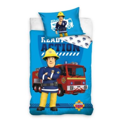 Voodipesukomplekt 100×135 Fireman Sam, 2-osaline