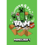 Fliistekk 100x150 Minecraft Boom