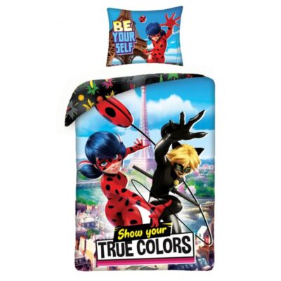 Voodipesukomplekt 140×200 Miraculous Ladybug, 2-osaline