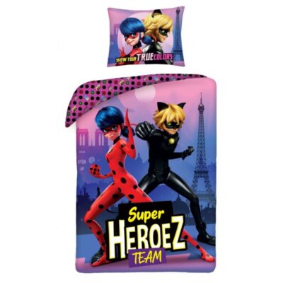 Voodipesukomplekt 140×200 Miraculous Ladybug, 2-osaline