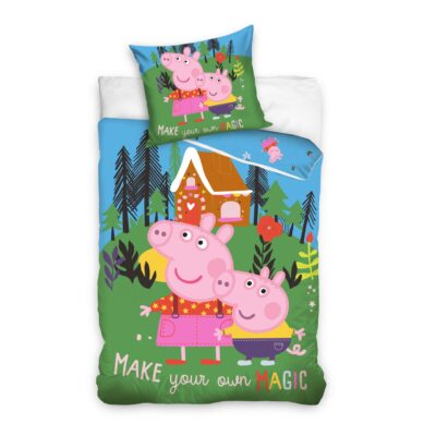 Voodipesukomplekt 140×200+70x80 Peppa Pig, 2-osaline