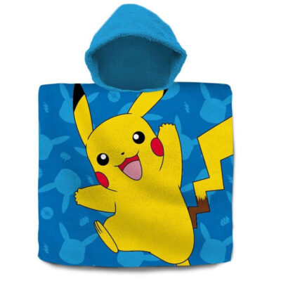 Poncho Pokemon Blue 60x120 cm
