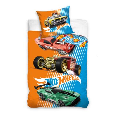 Voodipesukomplekt 140×200 Hot Wheels, 2-osaline