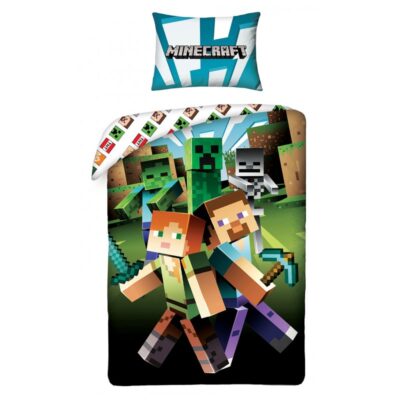 Voodipesukomplekt 140×200 Minecraft, 2-osaline
