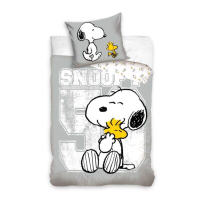 Voodipesukomplekt 150x210+50x60 Snoopy, 2-osaline