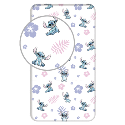 Kummiga Voodilina 90x200 Lilo & Stitch