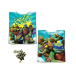 Lasterätik-Poncho 50x100cm Ninja Turtles
