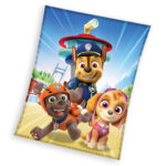 Fliistekk 130x170 Paw Patrol Team