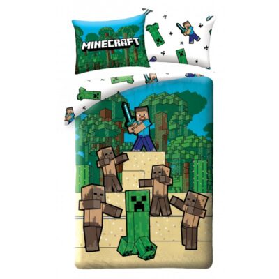 Voodipesukomplekt 140×200 Minecraft, 2-osaline
