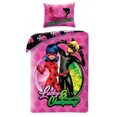 Voodipesukomplekt 140×200 Miraculous Ladybug, 2-osaline