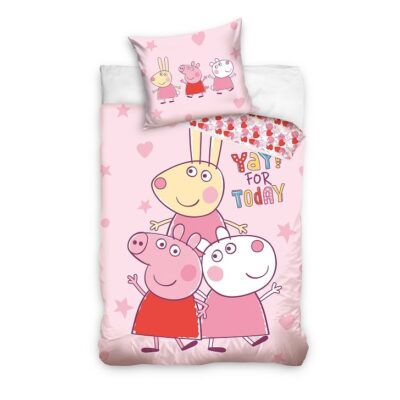 Voodipesukomplekt 100x135 Peppa Pig, 2-osaline