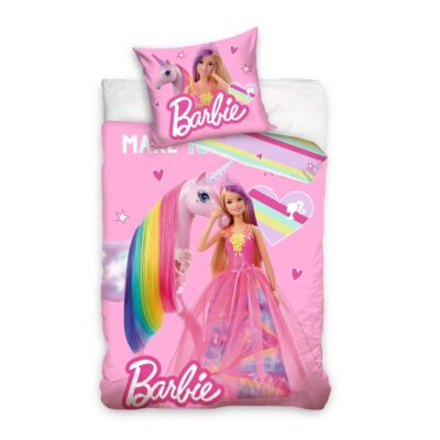 Voodipesukomplekt 140×200+65x65 Barbie, 2-osaline