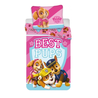 Voodipesukomplekt 100×135 Paw Patrol Best Pups, 2-osaline