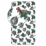 Kummiga Voodilina 90x200 Jurassic World
