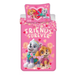 Voodipesukomplekt Paw Patrol Friends Furever 100x135 cm, 2-osaline