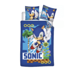 Voodipesukomplekt 140x200 Sonic Coin Chase, 2-osaline