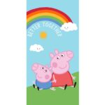Saunalina 70x140cm Peppa Pig "Better Together"