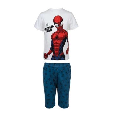 Pidžaama Spiderman (valge/sinine)