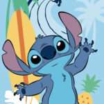 Käterätik Disney Lilo and Stitch Ananas 30x50cm