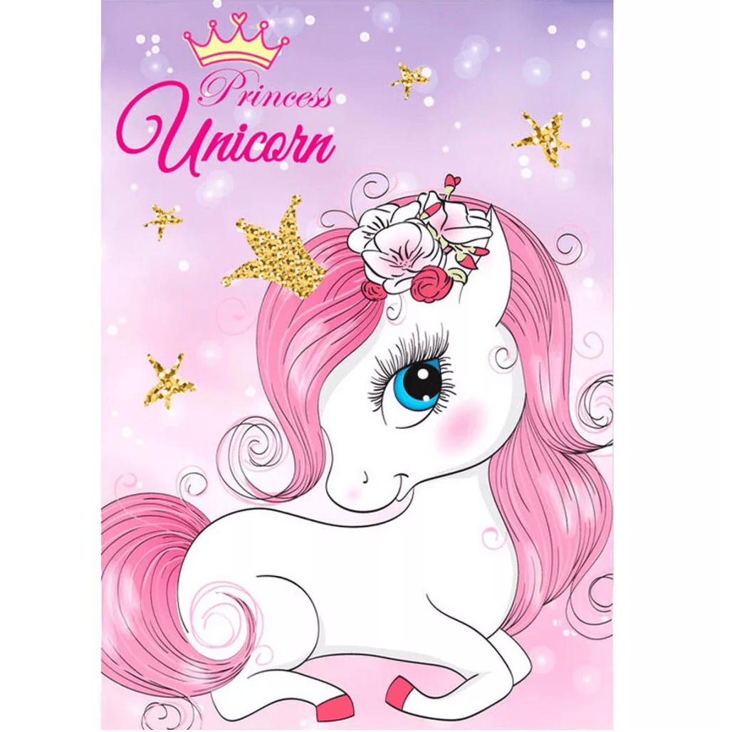 351047 100x140 Fliistekk 100x140 Unicorn - Image 1