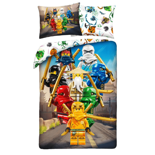 617876 Voodipesukomplekt 160x200 Lego Ninjago, 2-osaline - Image 1