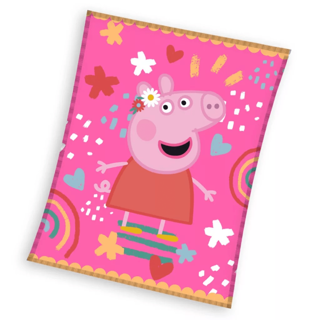 45188 Fliistekk 130x170 Peppa Pig - Image 1