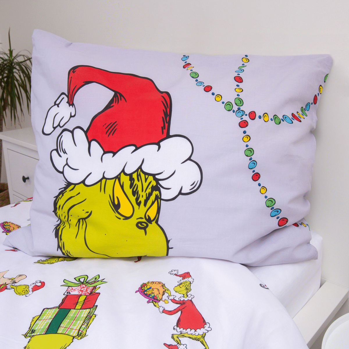 Voodipesukomplekt Grinch 140×200, 2-osaline - Image 2