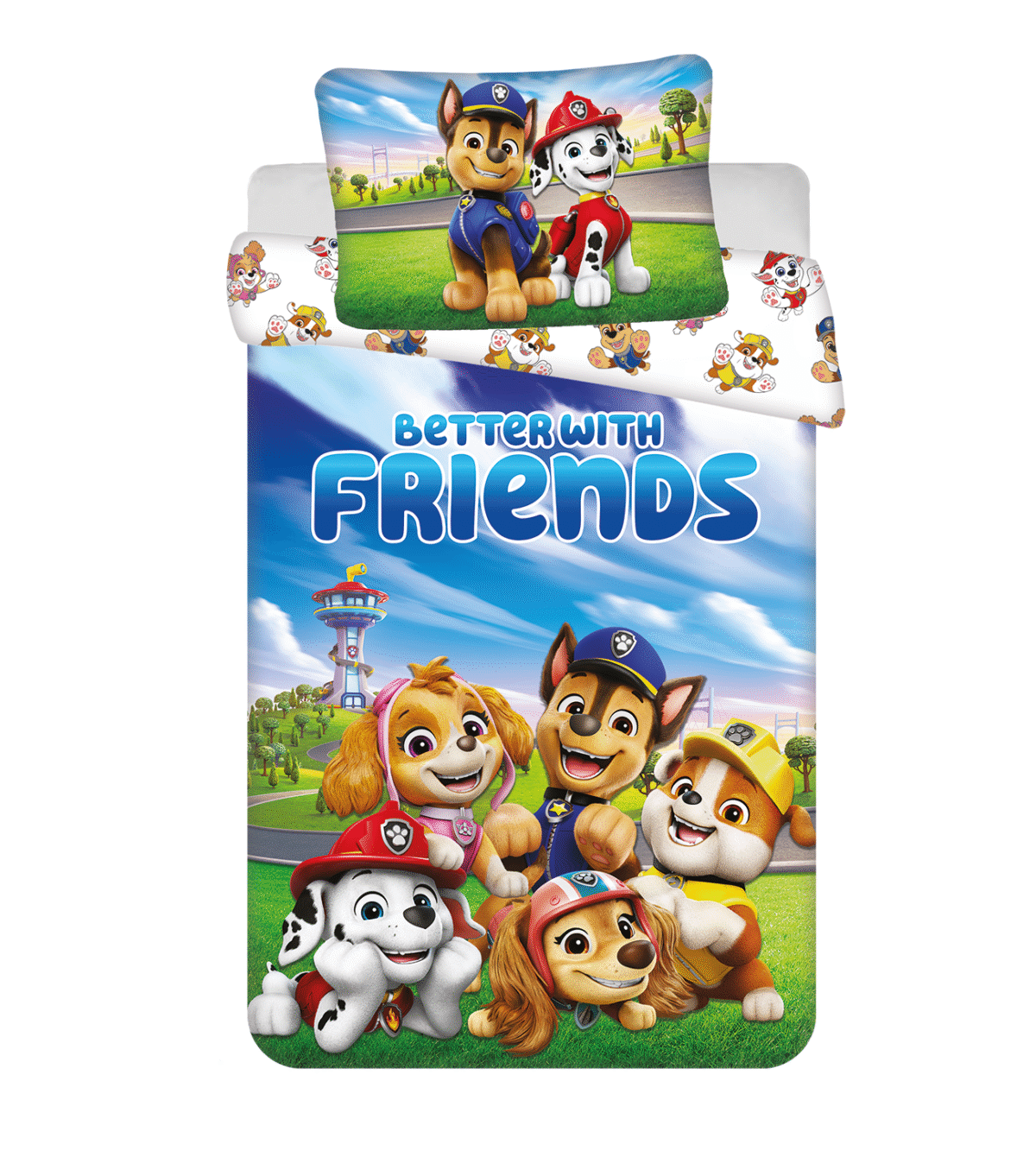 Voodipesukomplekt 100x135 Paw Patrol, 2-osaline - Image 1