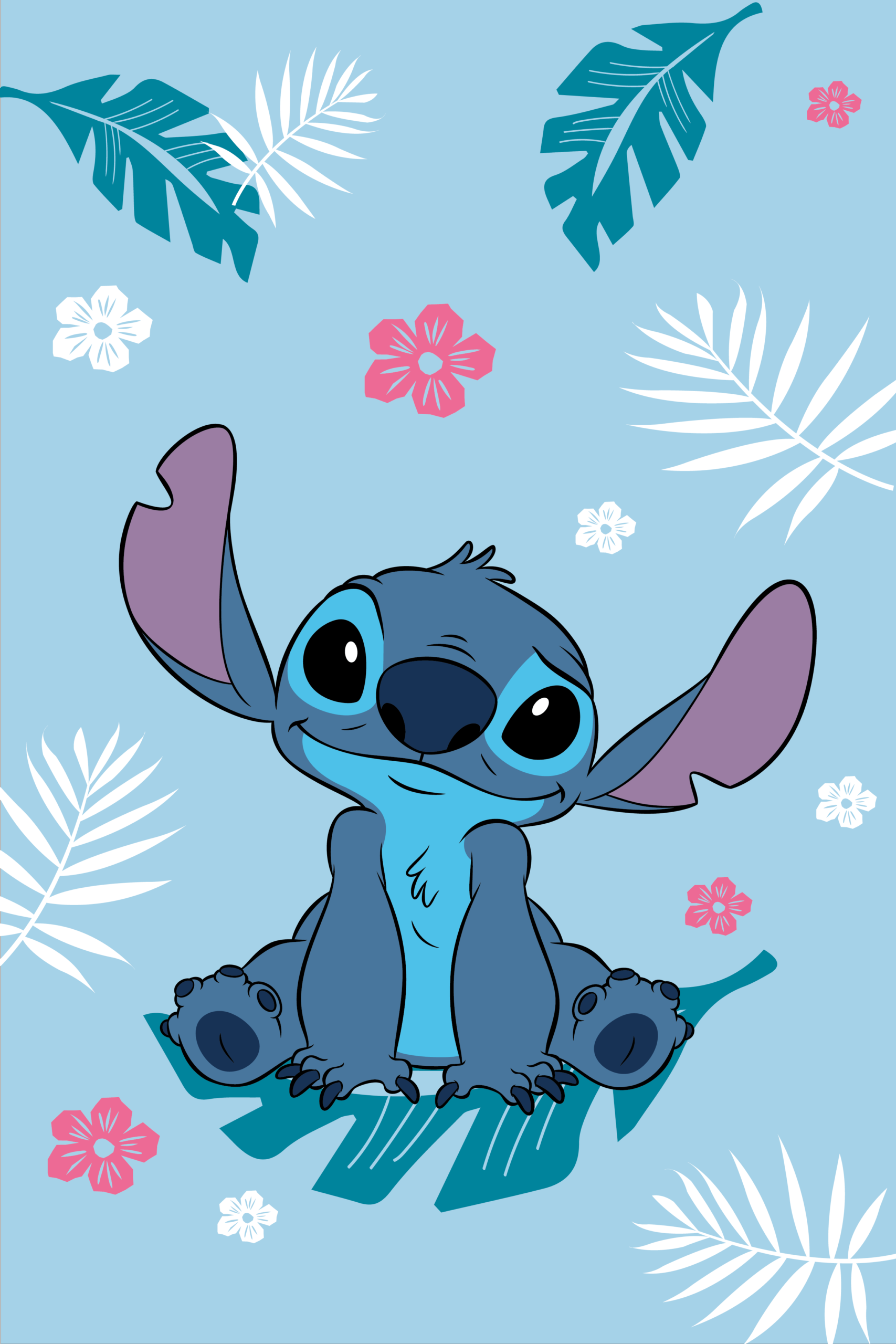 040041 Fliistekk 100x150cm Lilo & Stitch - Image 1